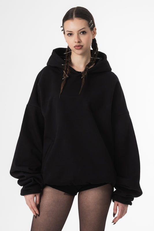 UNSOLVED BLACK BLANC HOODIE
