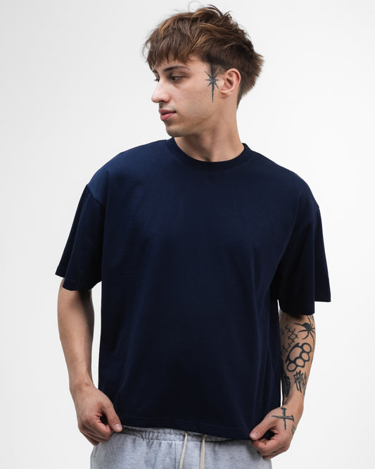 UNSOLVED NAVY T-SHIRT