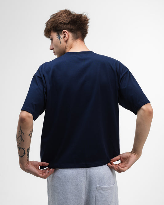 UNSOLVED NAVY T-SHIRT