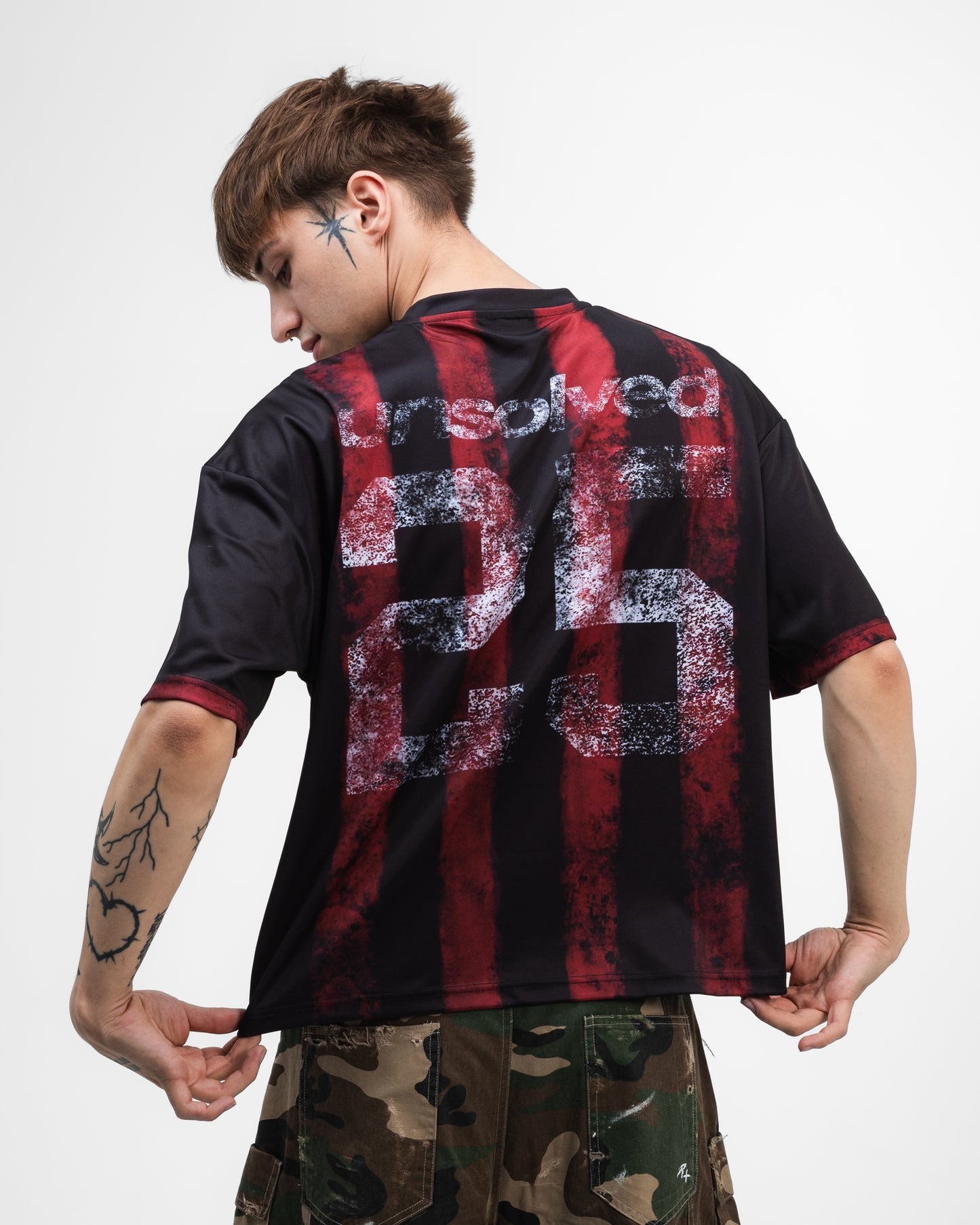 UNSOLVED MILAN RED JERSEY