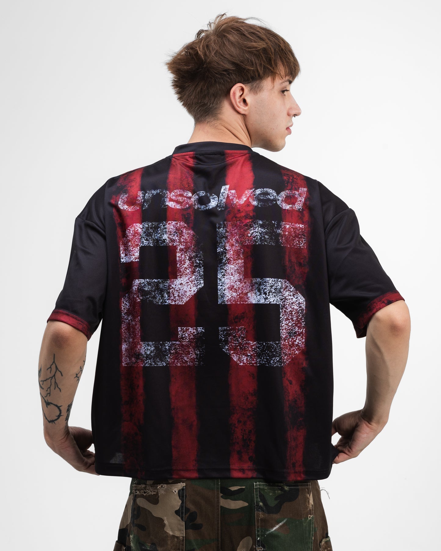 UNSOLVED MILAN RED JERSEY