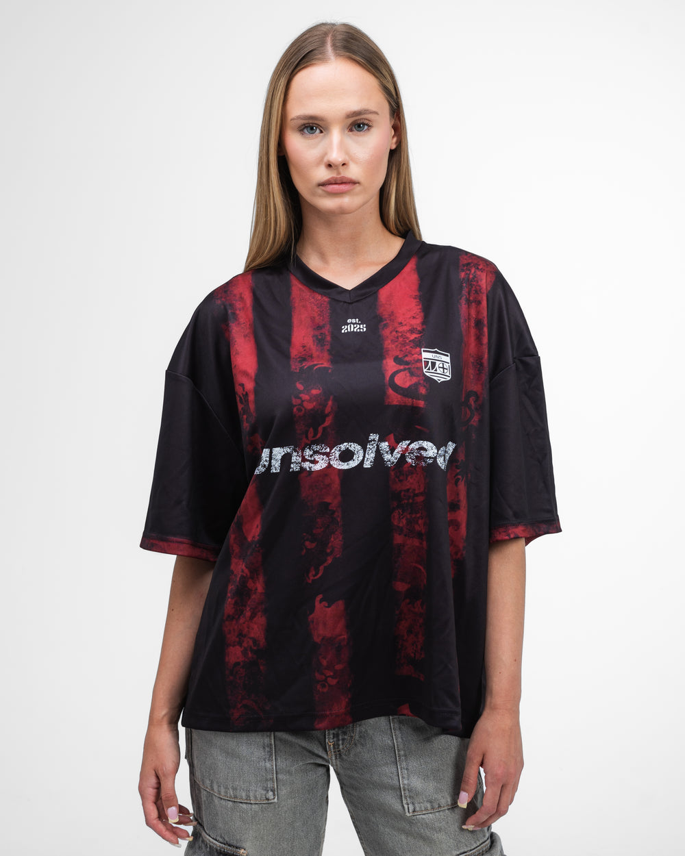 UNSOLVED MILAN RED JERSEY
