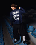 UNSOLVED LION CREST NAVY LONGSLEEVE