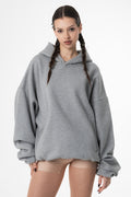 UNSOLVED GREY BLANC HOODIE
