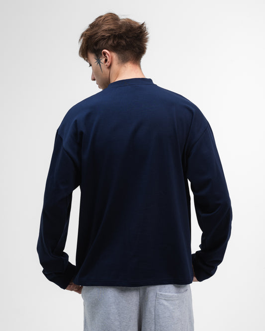 UNSOLVED NAVY LONGSLEEVE